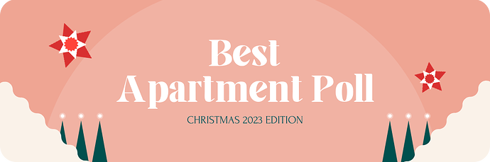 VHTV Best Apartment Poll (Chritamas 2023) rounded