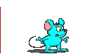 Flüchtende Maus