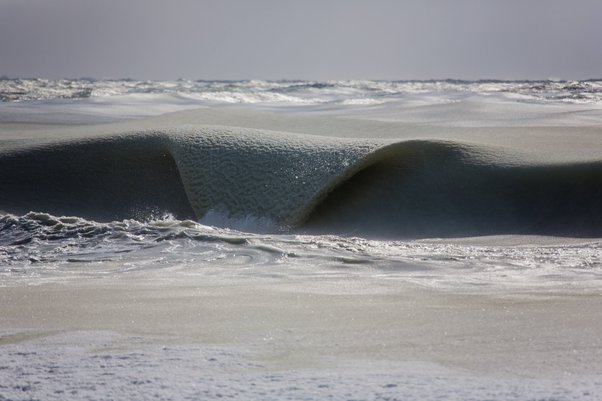 Ever seen frozen waves